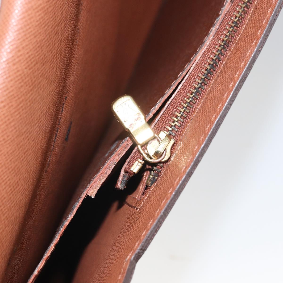 LOUIS VUITTON Monogram Porte Documents Bandouliere Bag M53338 LV Auth ep12567