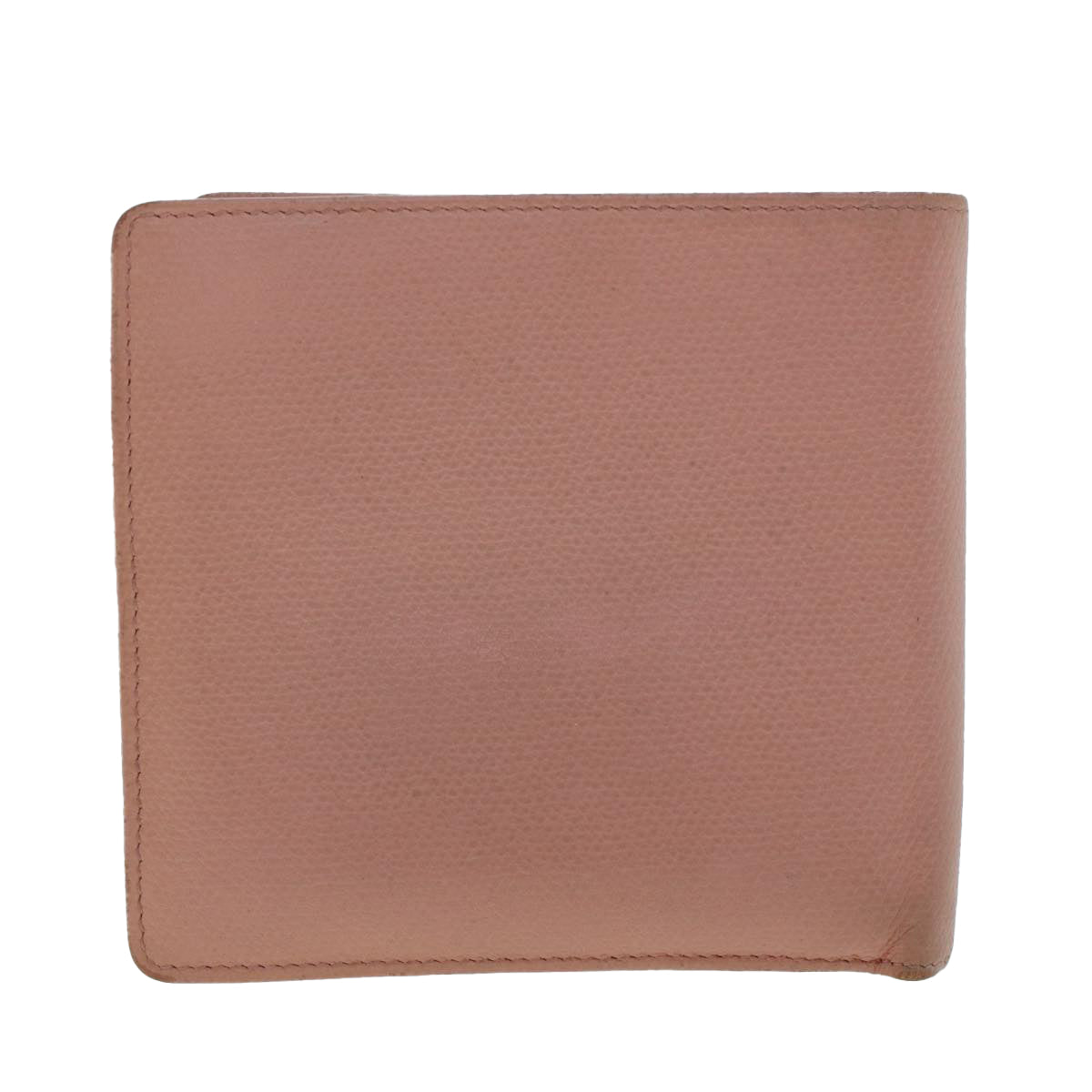 CHANEL Bifold Wallet Leather Pink CC Auth ep1257