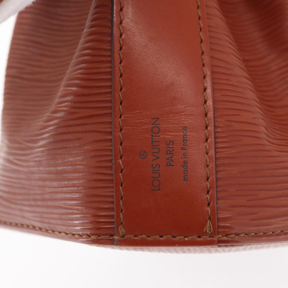 LOUIS VUITTON Epi Sac de Paul PM Shoulder Bag Brown M80203 LV Auth ep12581