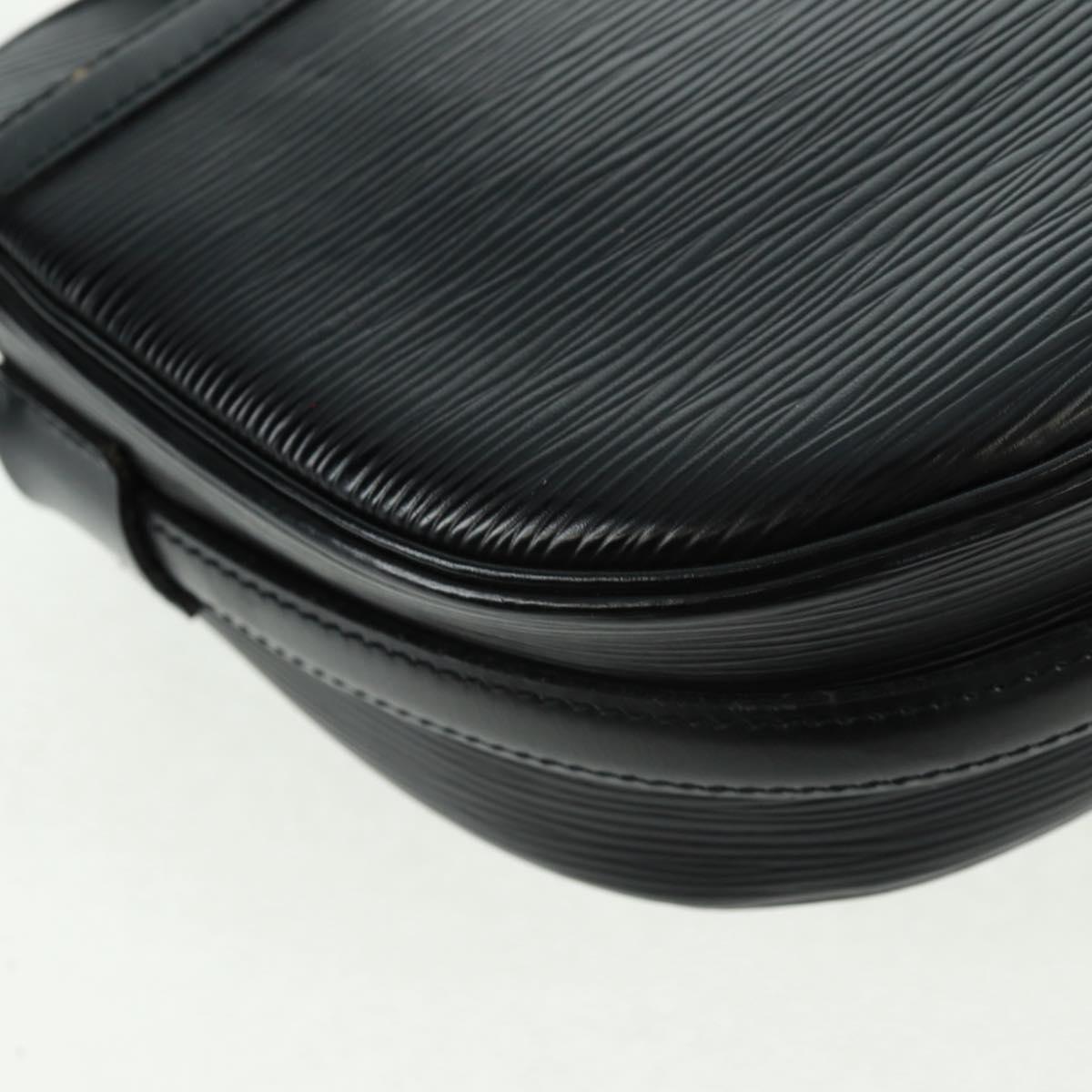 LOUIS VUITTON Epi Jeune Fille MM Shoulder Bag Black M52152 LV Auth ep12589