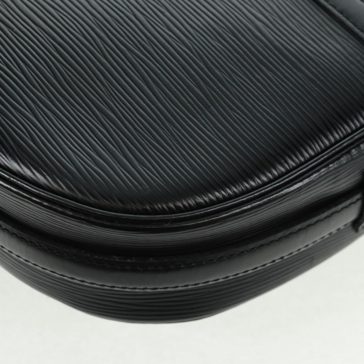 LOUIS VUITTON Epi Jeune Fille MM Shoulder Bag Black M52152 LV Auth ep12589
