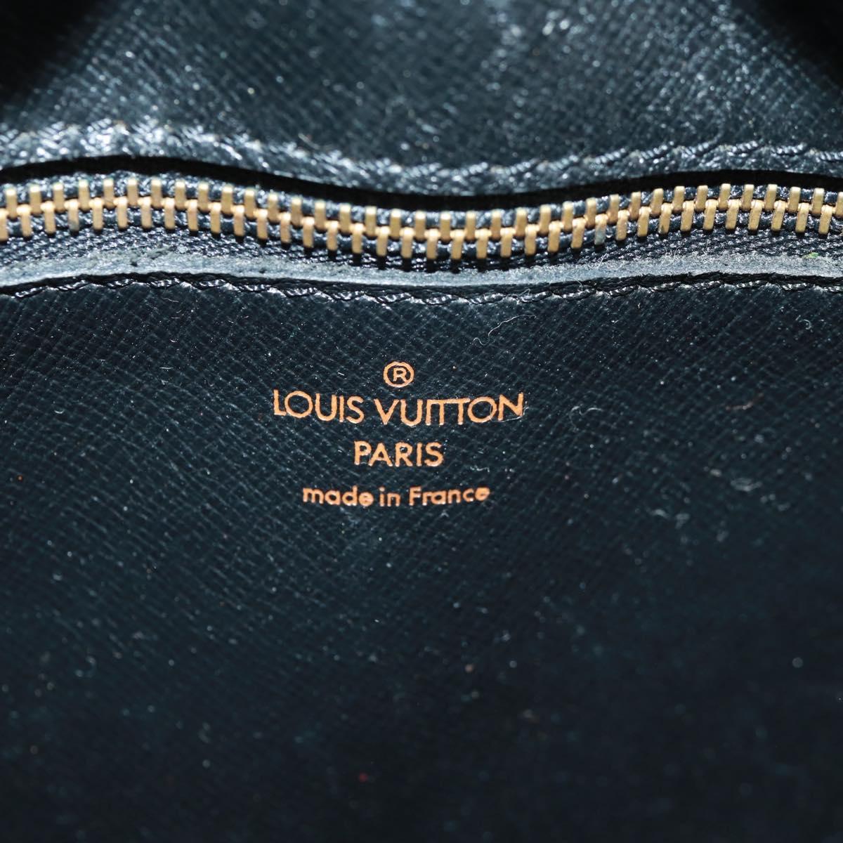 LOUIS VUITTON Epi Jeune Fille MM Shoulder Bag Black M52152 LV Auth ep12589