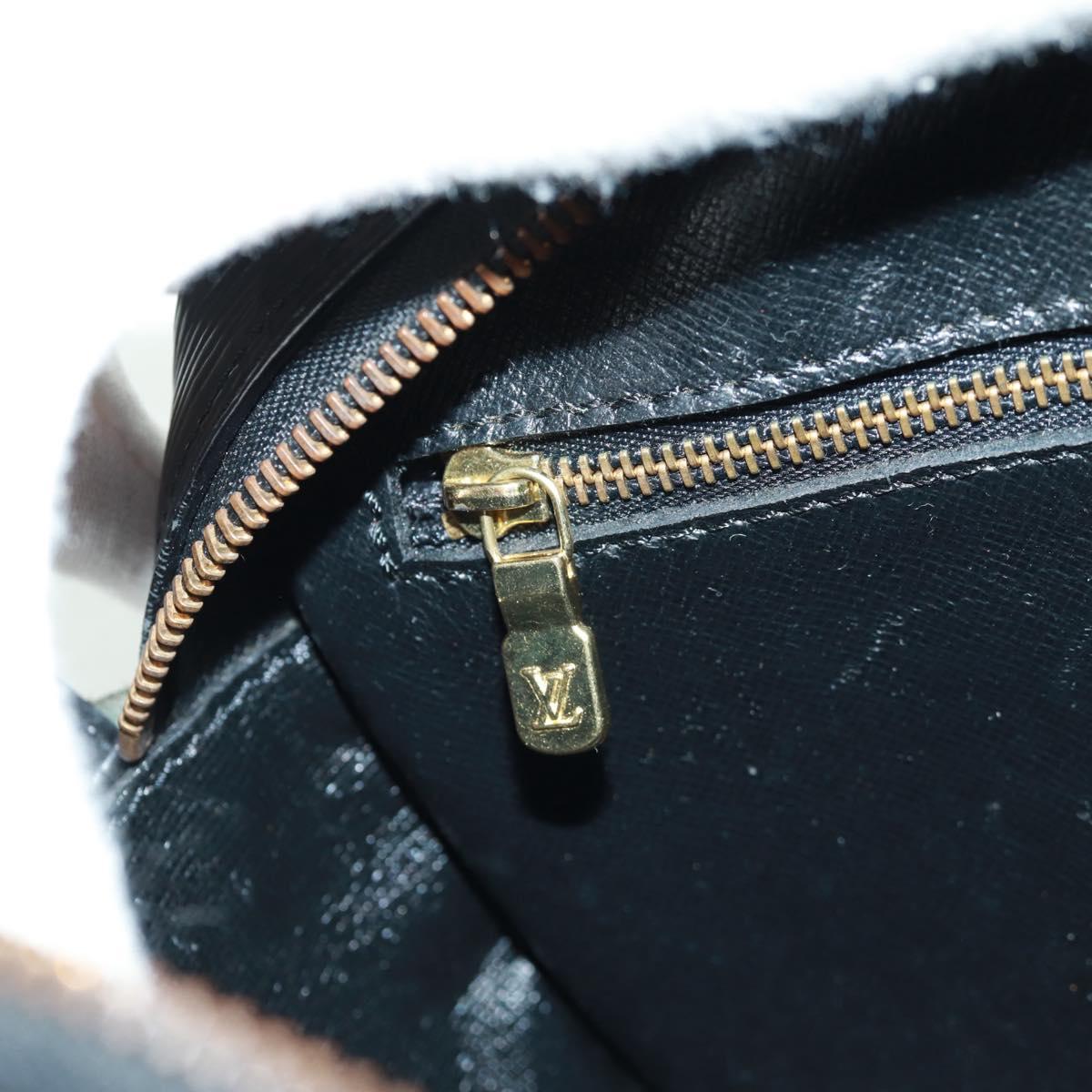 LOUIS VUITTON Epi Jeune Fille MM Shoulder Bag Black M52152 LV Auth ep12589