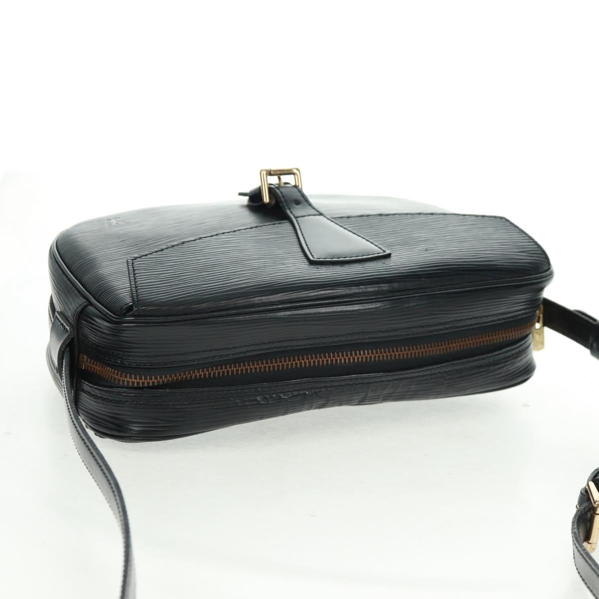 LOUIS VUITTON Epi Jeune Fille MM Shoulder Bag Black M52152 LV Auth ep12589