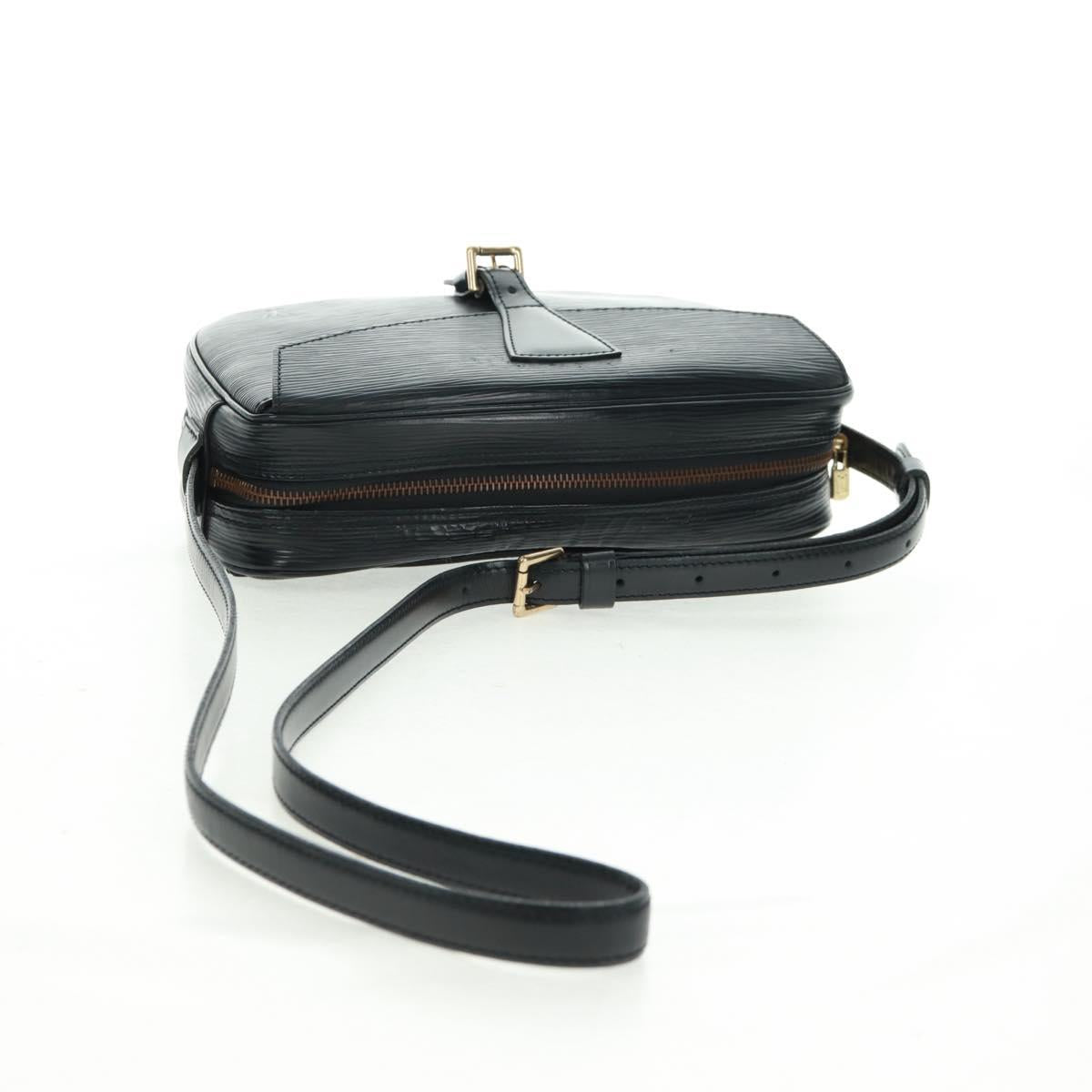 LOUIS VUITTON Epi Jeune Fille MM Shoulder Bag Black M52152 LV Auth ep12589