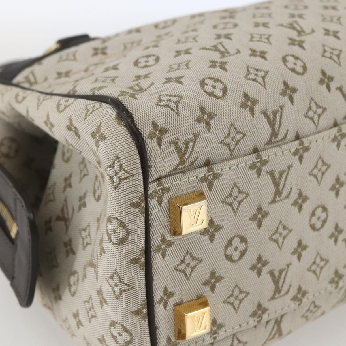 LOUIS VUITTON Monogram Mini Josephine PM Hand Bag Khaki M92215 LV Auth ep12592