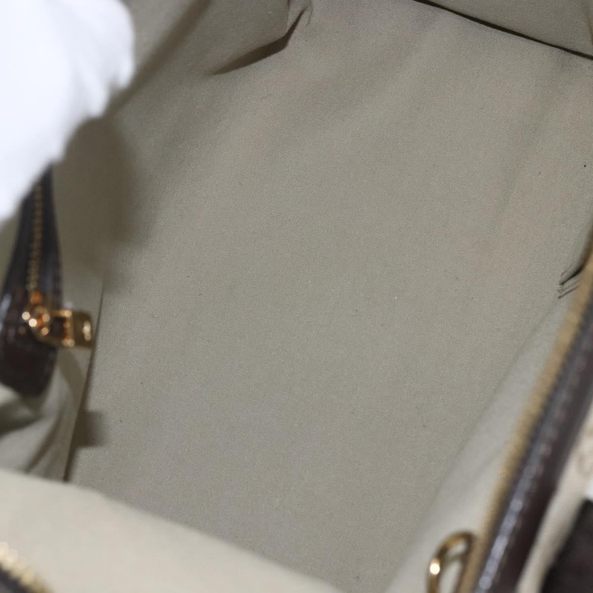 LOUIS VUITTON Monogram Mini Josephine PM Hand Bag Khaki M92215 LV Auth ep12592