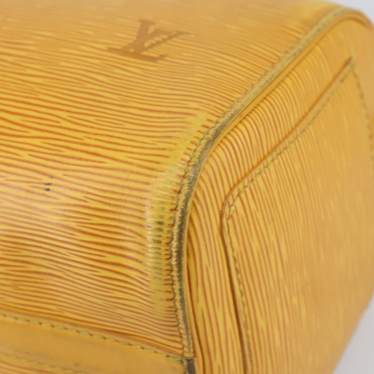 LOUIS VUITTON Epi Speedy 25 Hand Bag Tassili Yellow M43019 LV Auth ep12594