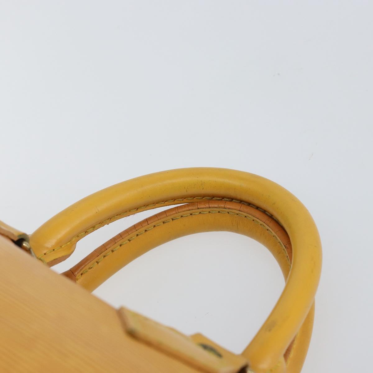 LOUIS VUITTON Epi Speedy 25 Hand Bag Tassili Yellow M43019 LV Auth ep12594