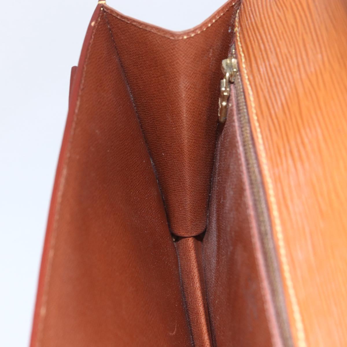 LOUIS VUITTON Epi Serie Dragonne Hand Bag Beige LV Auth ep12601
