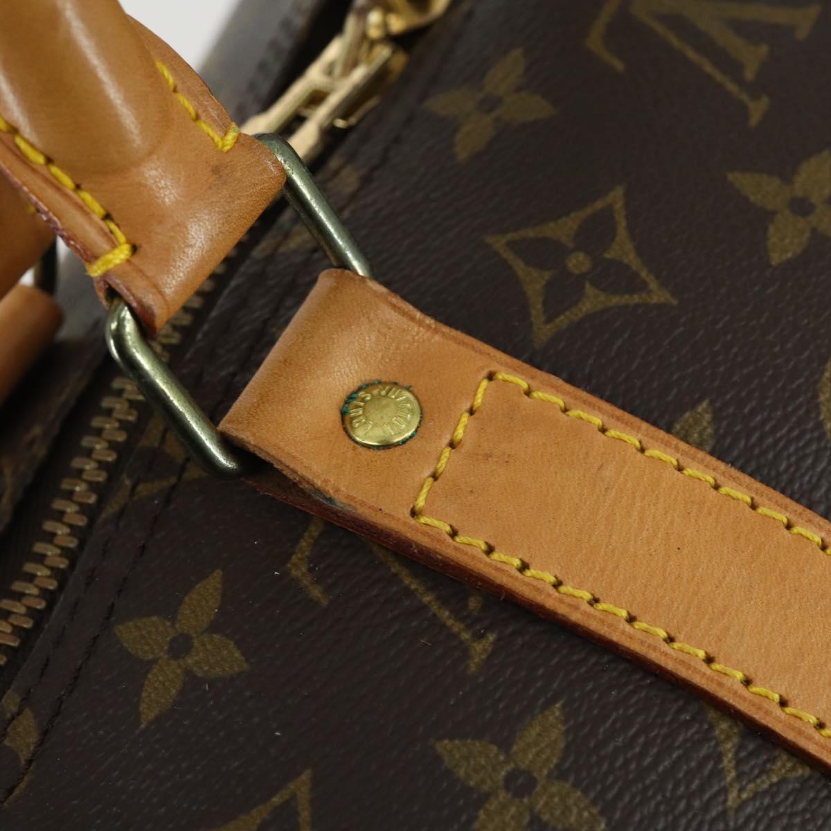 LOUIS VUITTON Monogram Keepall 55 Boston Bag M41424 LV Auth ep12613