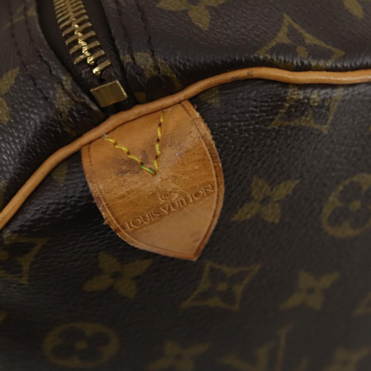 LOUIS VUITTON Monogram Keepall 55 Boston Bag M41424 LV Auth ep12613