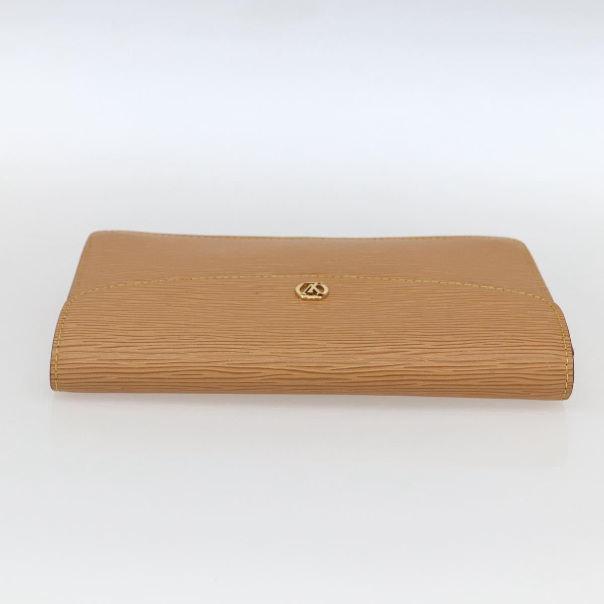 LOUIS VUITTON Epi Montaigne 23 Clutch Bag Beige LV Auth ep12627