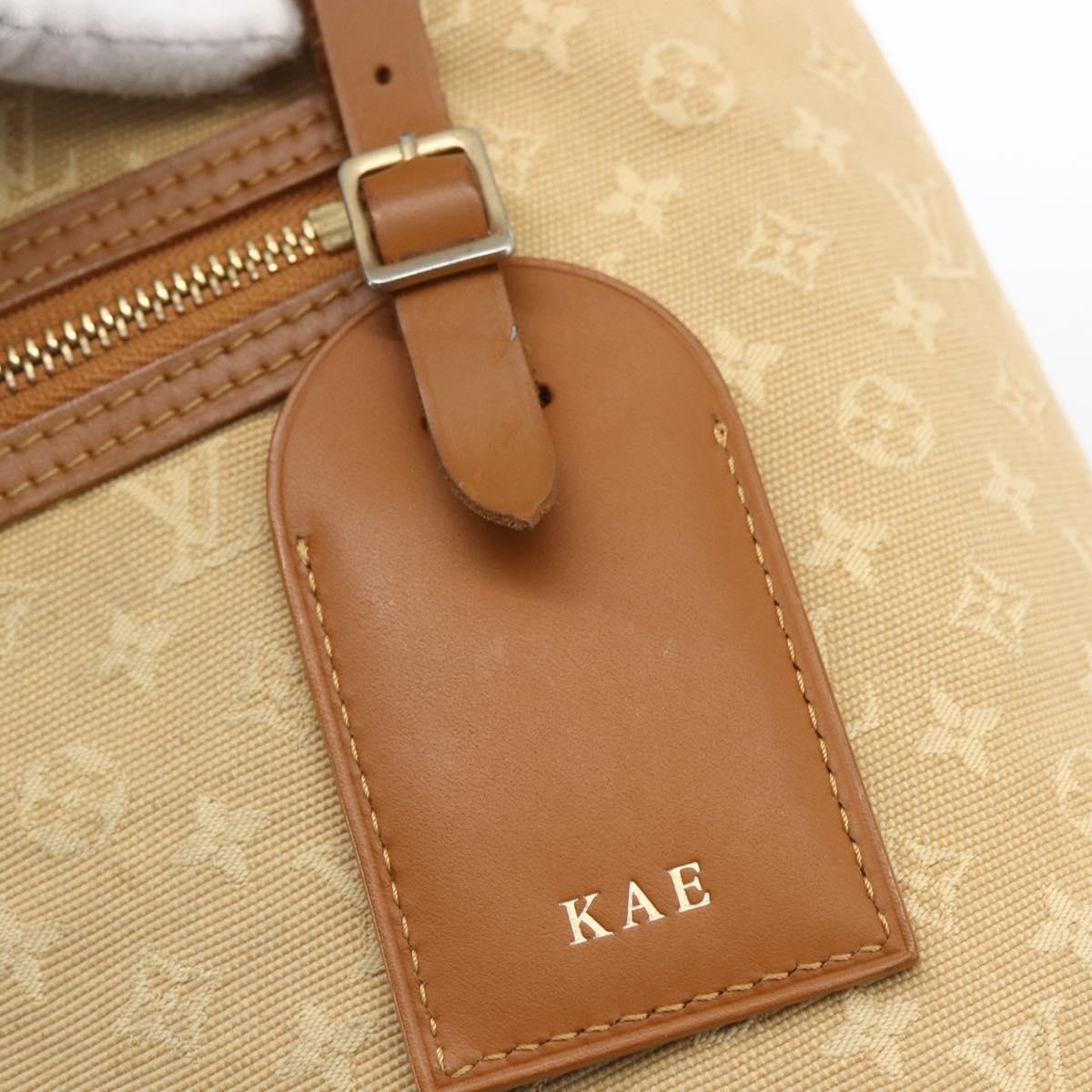 LOUIS VUITTON Monogram Mini Lucille GM Tote Bag Beige M92683 LV Auth ep12640