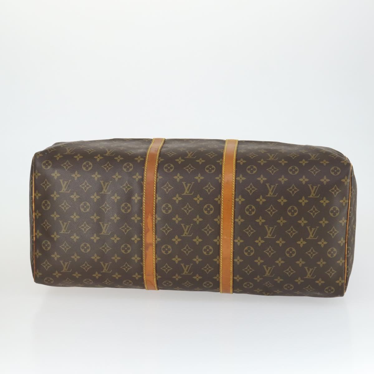 LOUIS VUITTON Monogram Keepall 60 Boston Bag M41422 LV Auth ep12641