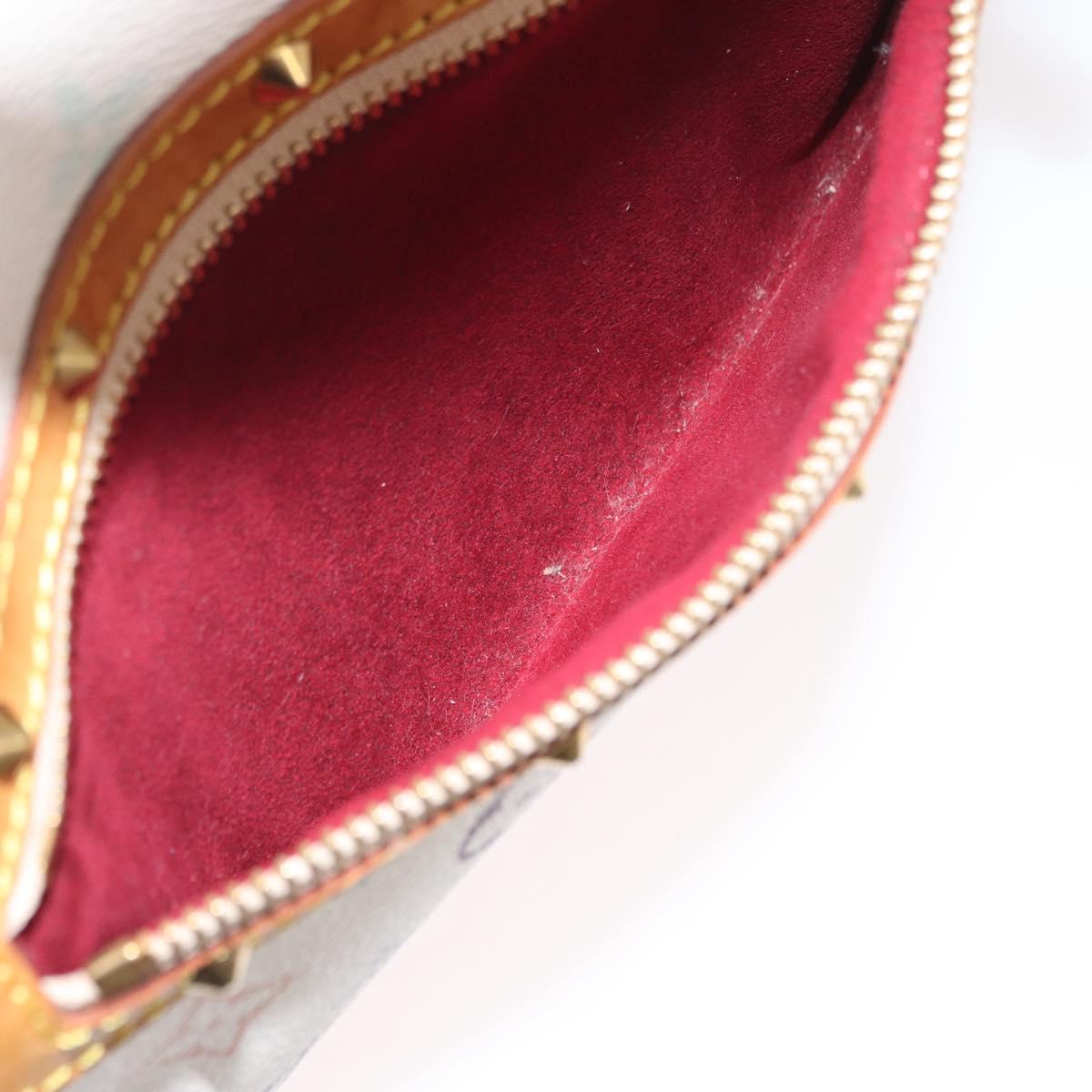 LOUIS VUITTON Monogram Multicolor Alma Hand Bag White M92647 LV Auth ep12643
