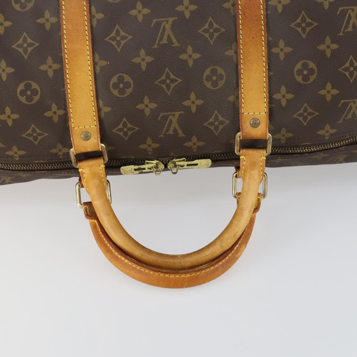 LOUIS VUITTON Monogram Keepall 60 Boston Bag M41422 LV Auth ep12646
