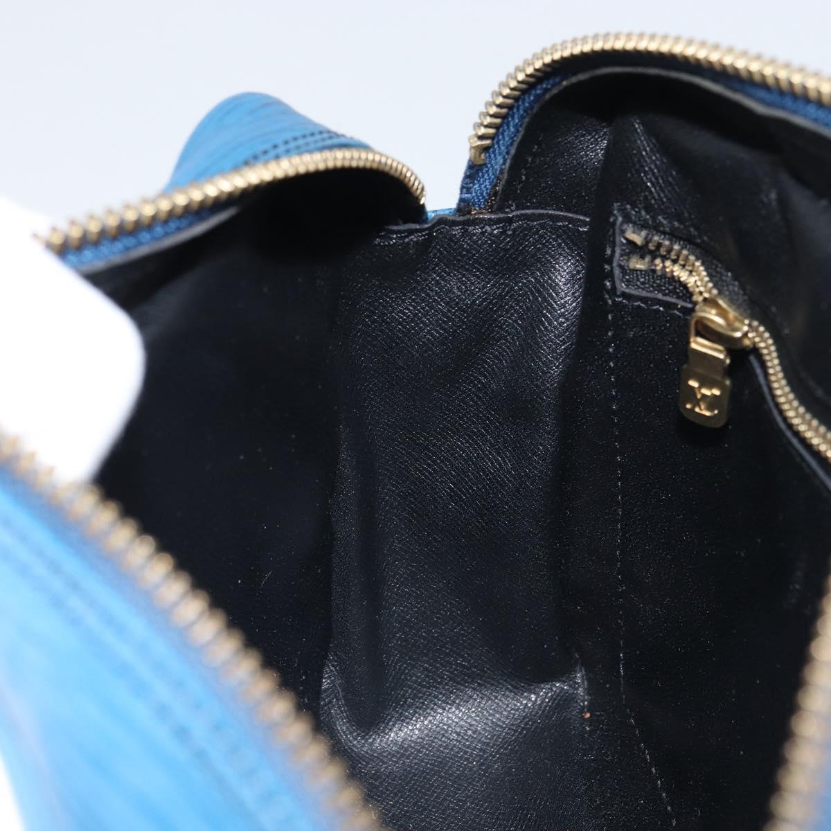 LOUIS VUITTON Epi Trocadero 27 Shoulder Bag Blue M52315 LV Auth ep12657