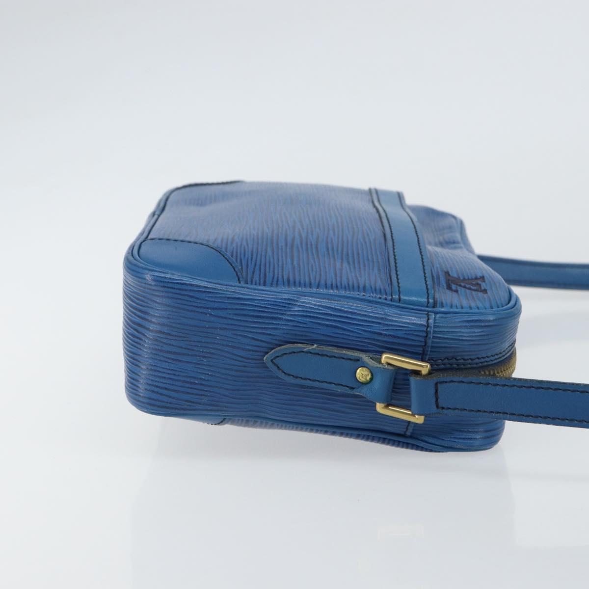 LOUIS VUITTON Epi Trocadero 27 Shoulder Bag Blue M52315 LV Auth ep12657