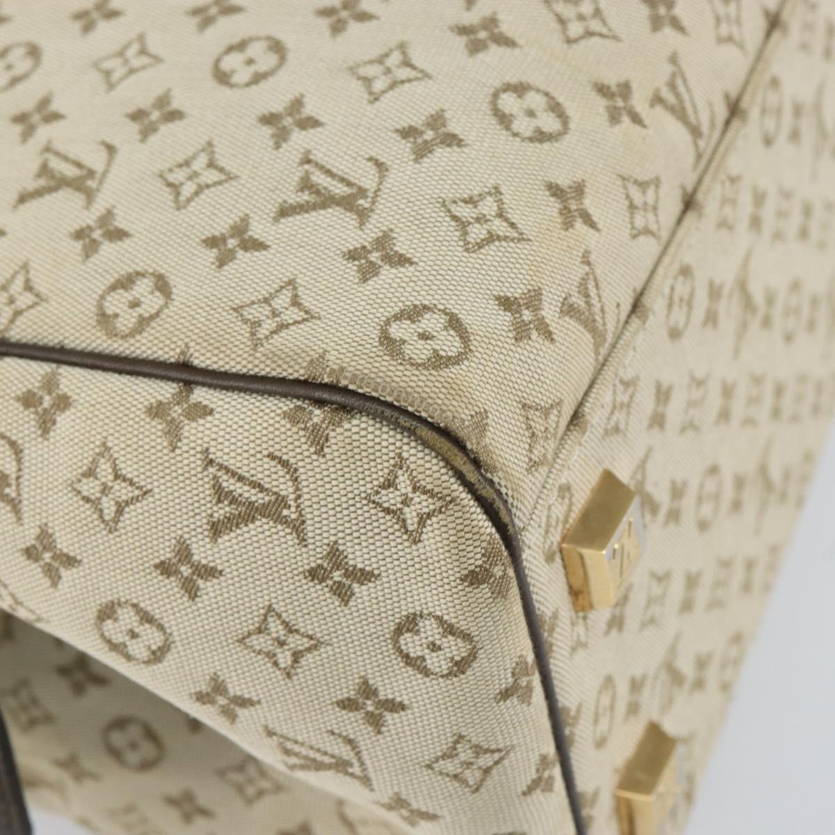 LOUIS VUITTON Monogram Mini Josephine GM Hand Bag Khaki M92310 LV Auth ep12664