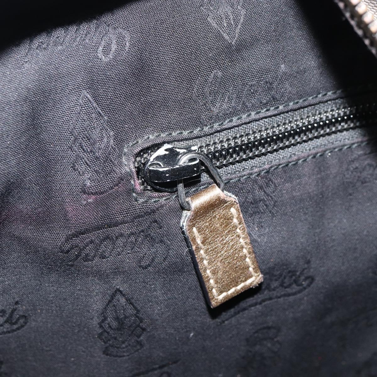 GUCCI GG implementation Tote Bag PVC Gold 211137 Auth ep12678