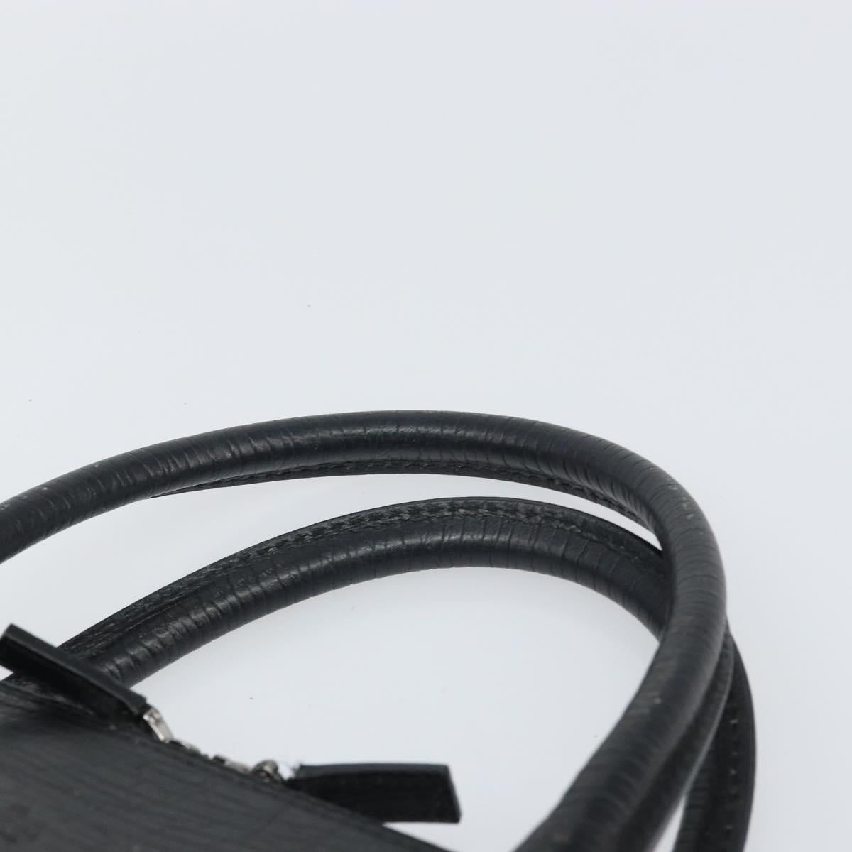 GUCCI Hand Bag Leather Black Silver 114537 Auth ep12699
