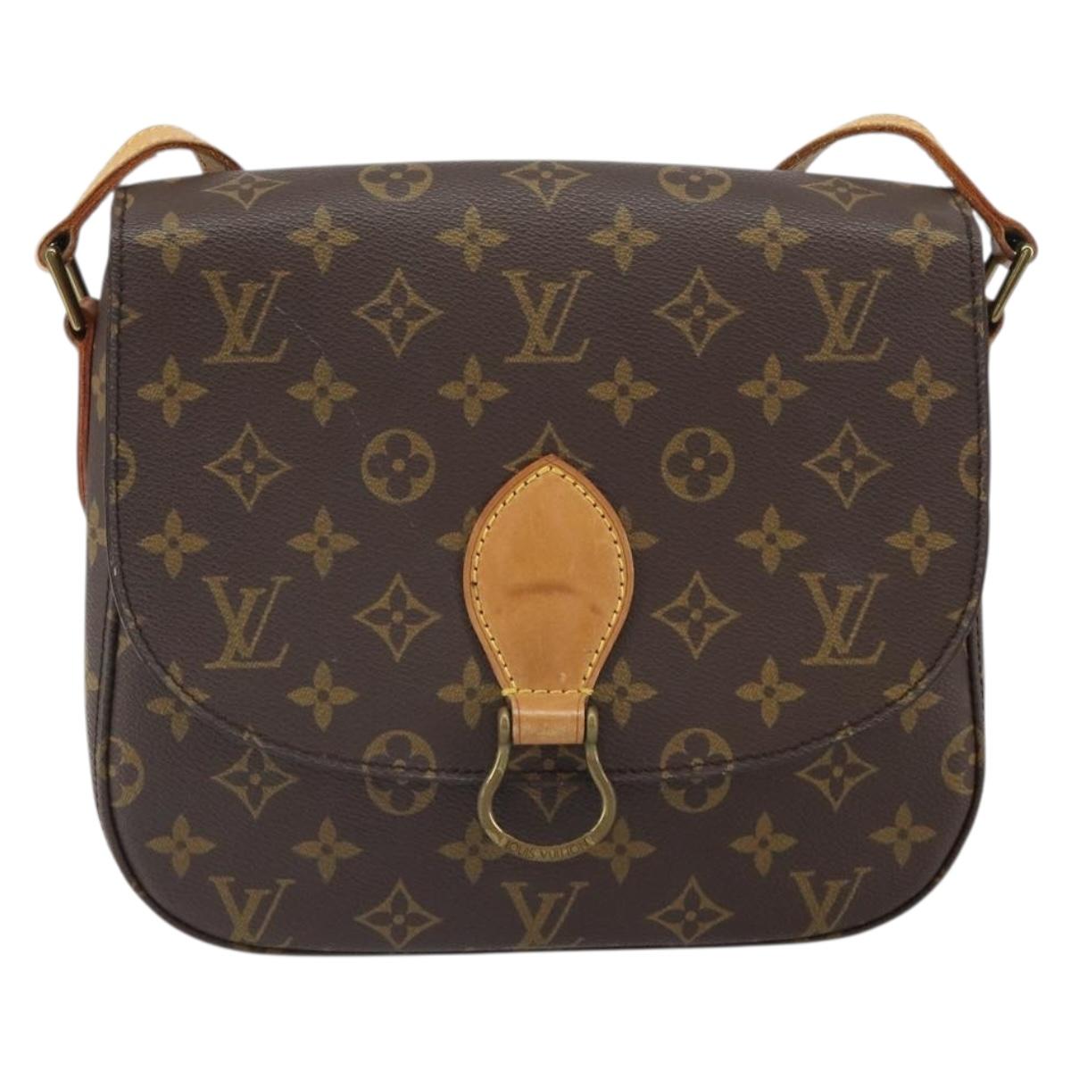 LOUIS VUITTON Monogram Saint Cloud GM Shoulder Bag M51242 LV Auth ep12701