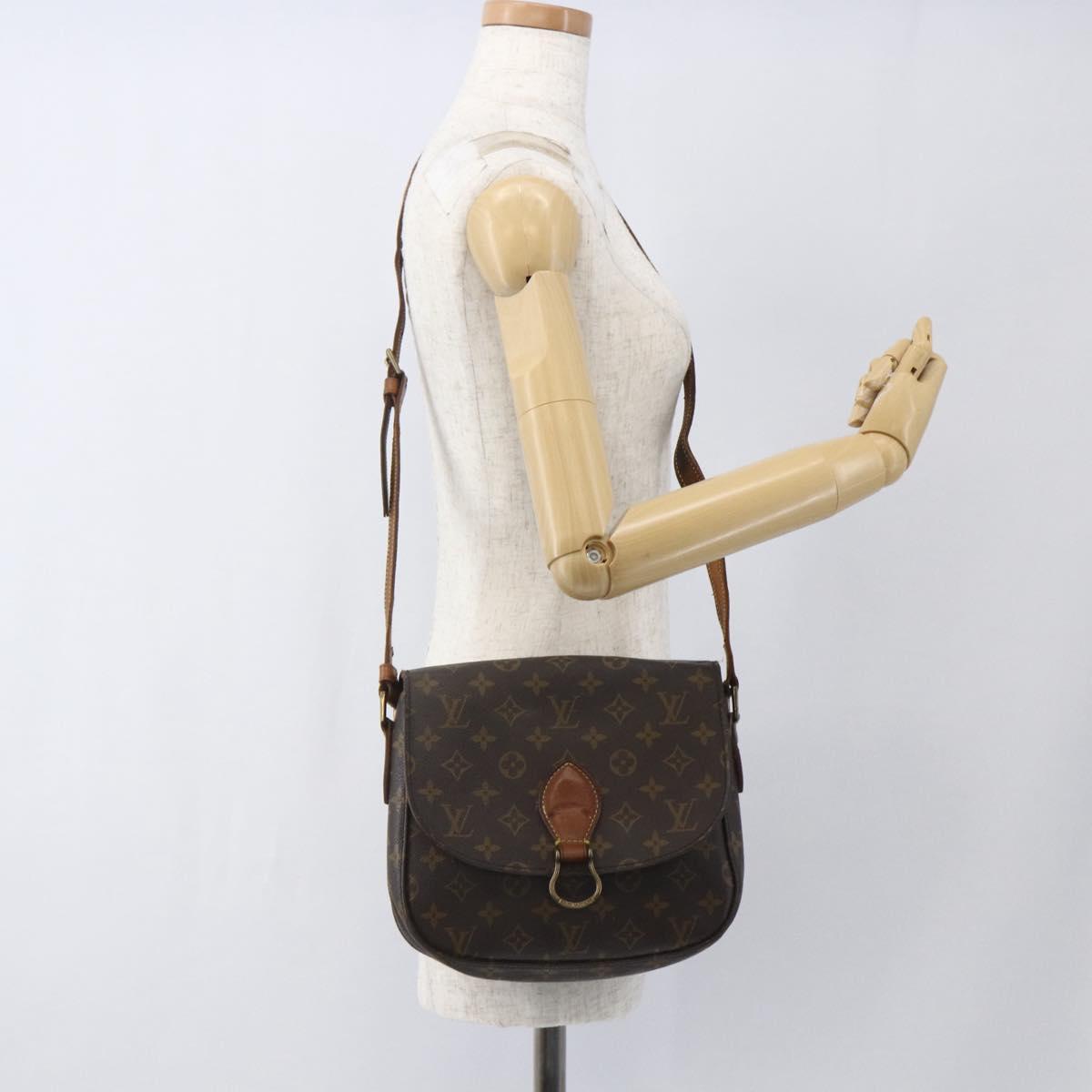 LOUIS VUITTON Monogram Saint Cloud GM Shoulder Bag M51242 LV Auth ep12743