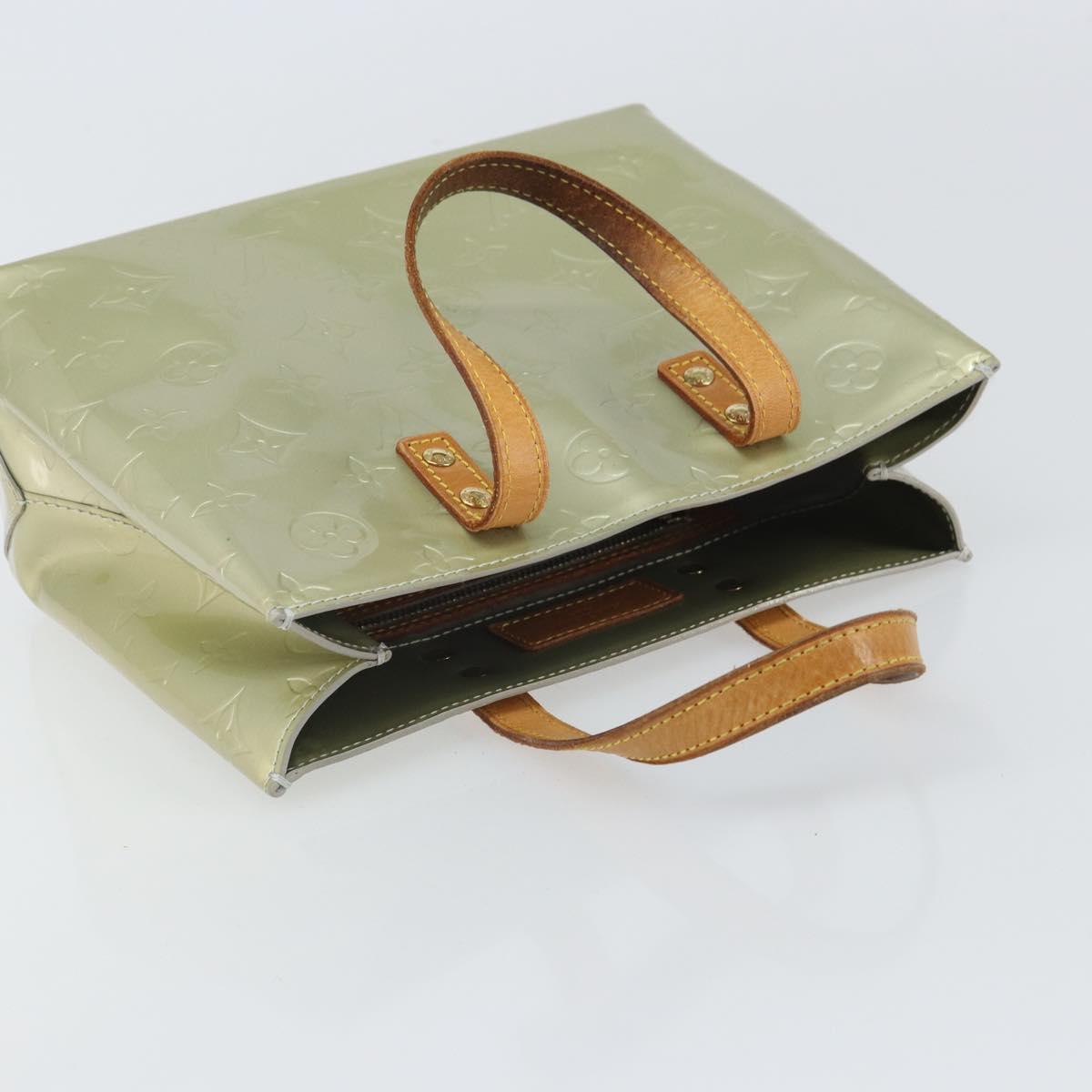LOUIS VUITTON Monogram Vernis Reade PM Hand Bag Gris M91145 LV Auth ep12745