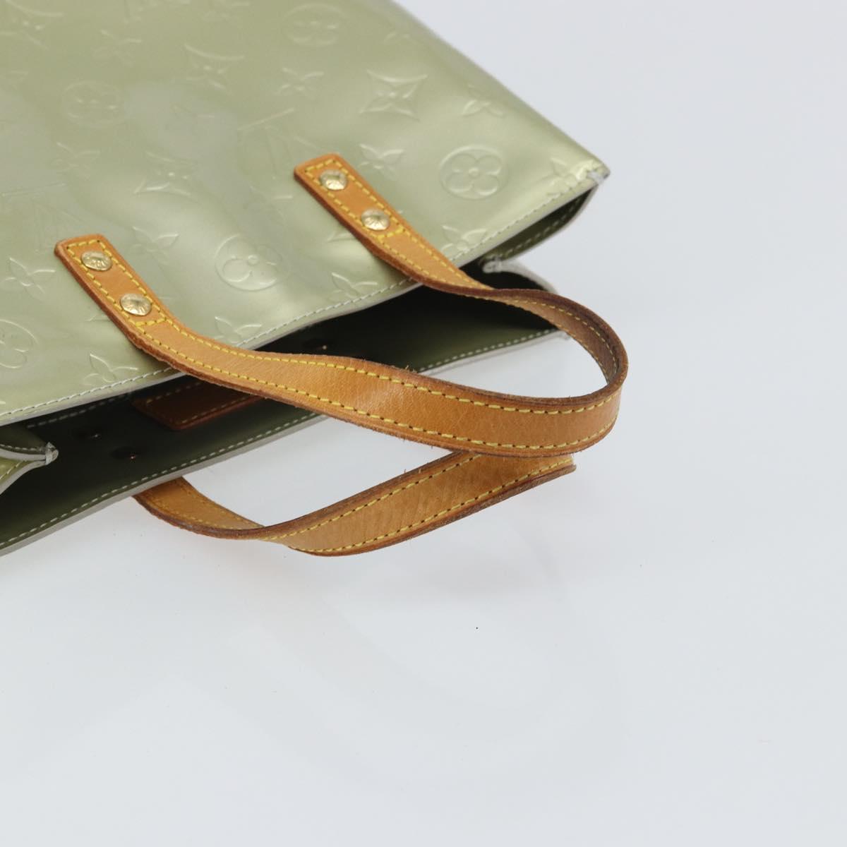 LOUIS VUITTON Monogram Vernis Reade PM Hand Bag Gris M91145 LV Auth ep12745
