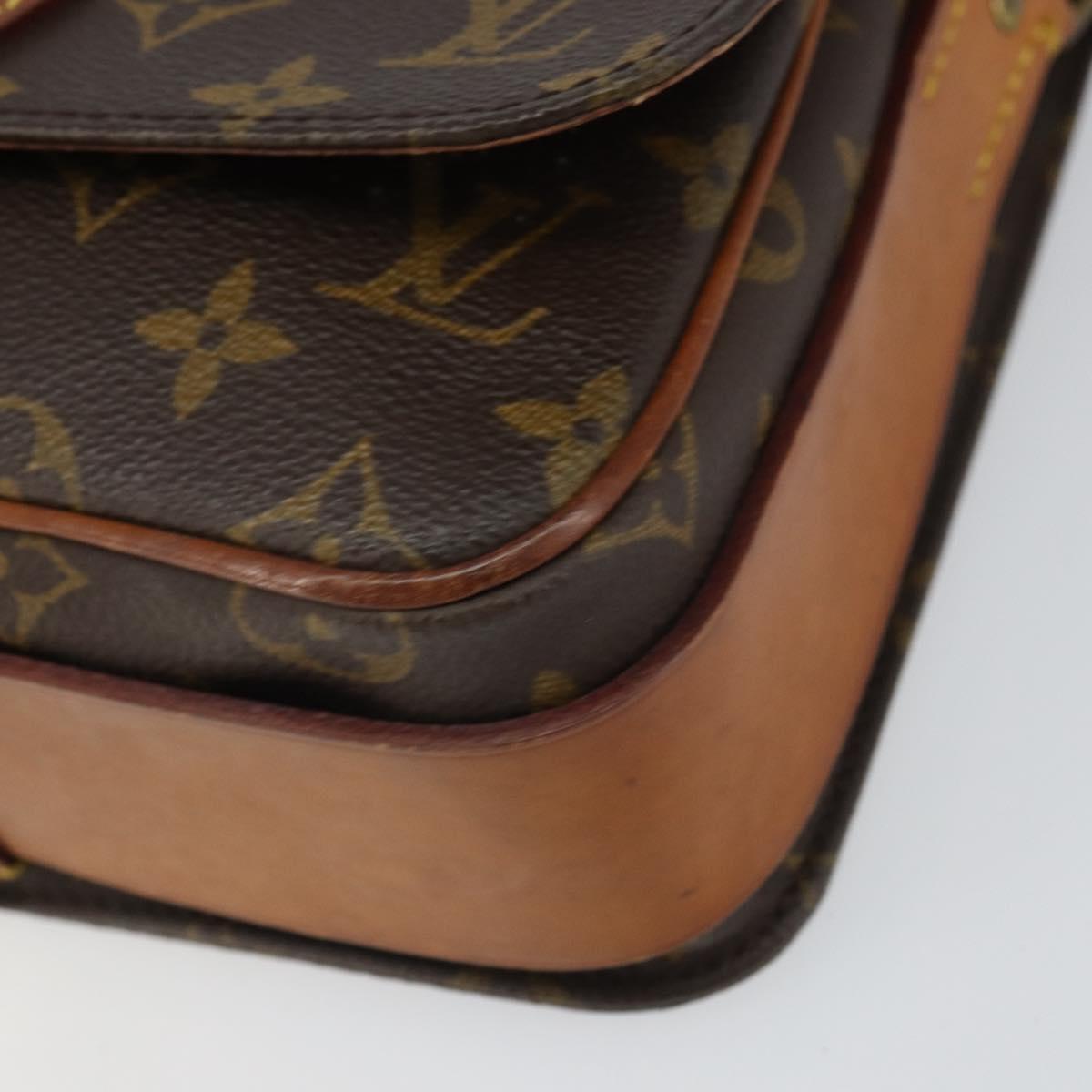 LOUIS VUITTON Monogram Cartouchiere MM Shoulder Bag M51253 LV Auth ep12748