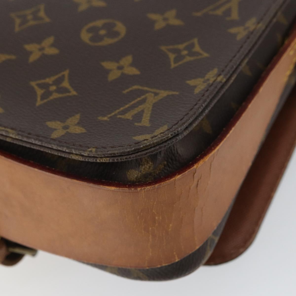 LOUIS VUITTON Monogram Cartouchiere MM Shoulder Bag M51253 LV Auth ep12748