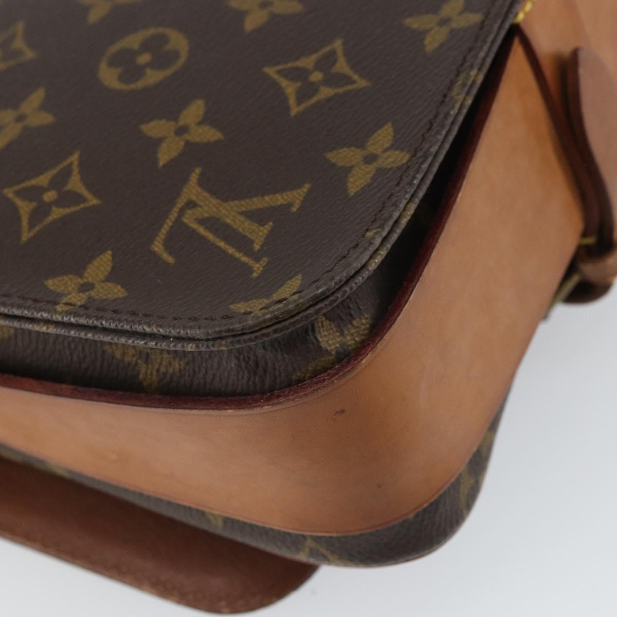 LOUIS VUITTON Monogram Cartouchiere MM Shoulder Bag M51253 LV Auth ep12748