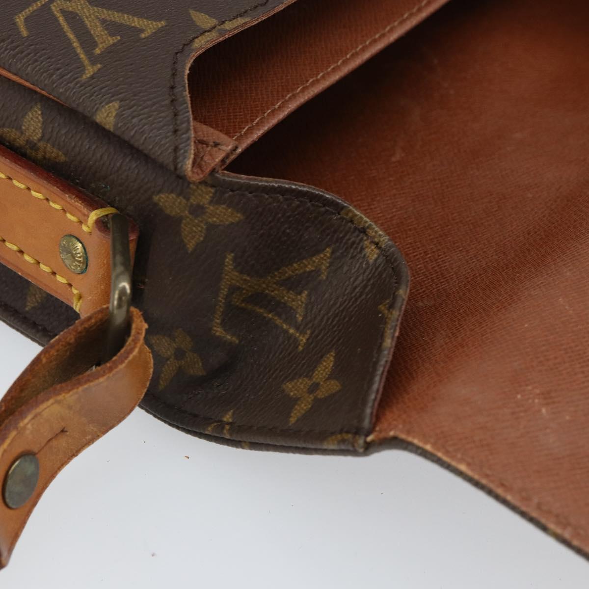 LOUIS VUITTON Monogram Cartouchiere MM Shoulder Bag M51253 LV Auth ep12748