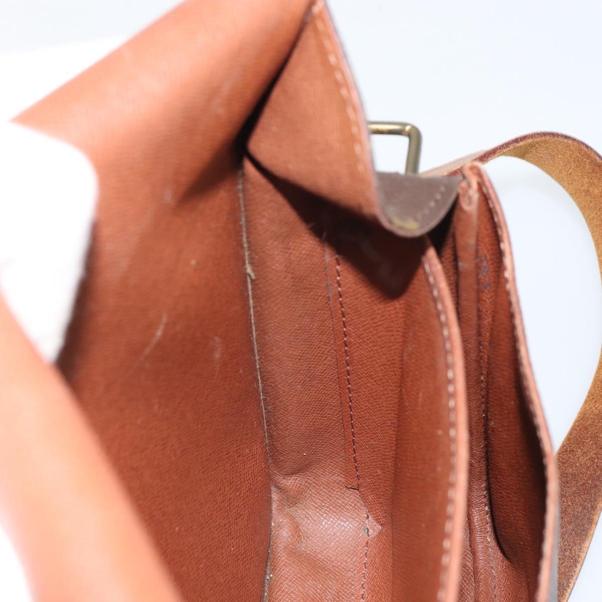 LOUIS VUITTON Monogram Cartouchiere MM Shoulder Bag M51253 LV Auth ep12748