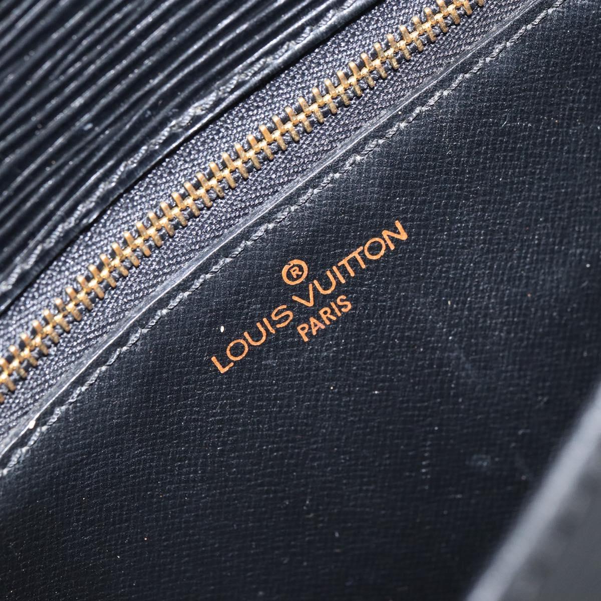LOUIS VUITTON Epi Saint Cloud GM Shoulder Bag Black Noir M52192 LV Auth ep12773
