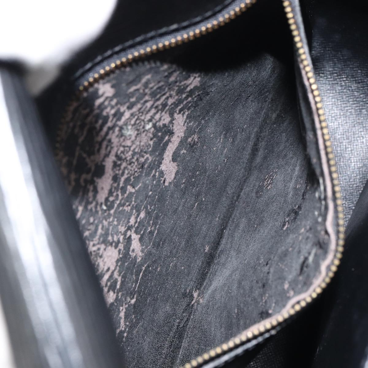 LOUIS VUITTON Epi Saint Cloud GM Shoulder Bag Black Noir M52192 LV Auth ep12773