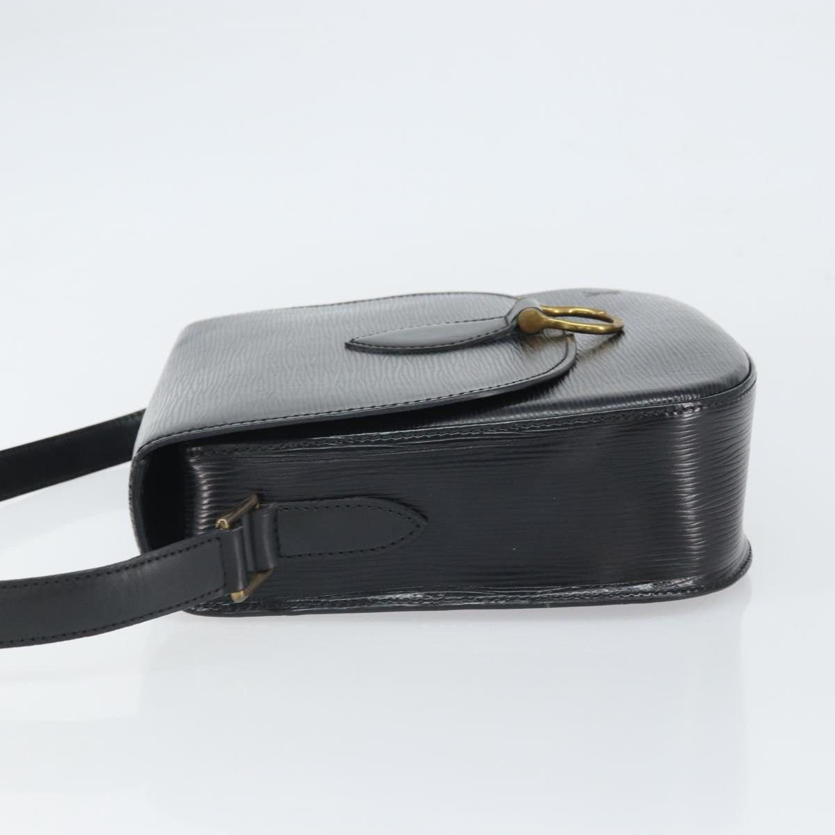 LOUIS VUITTON Epi Saint Cloud GM Shoulder Bag Black Noir M52192 LV Auth ep12773