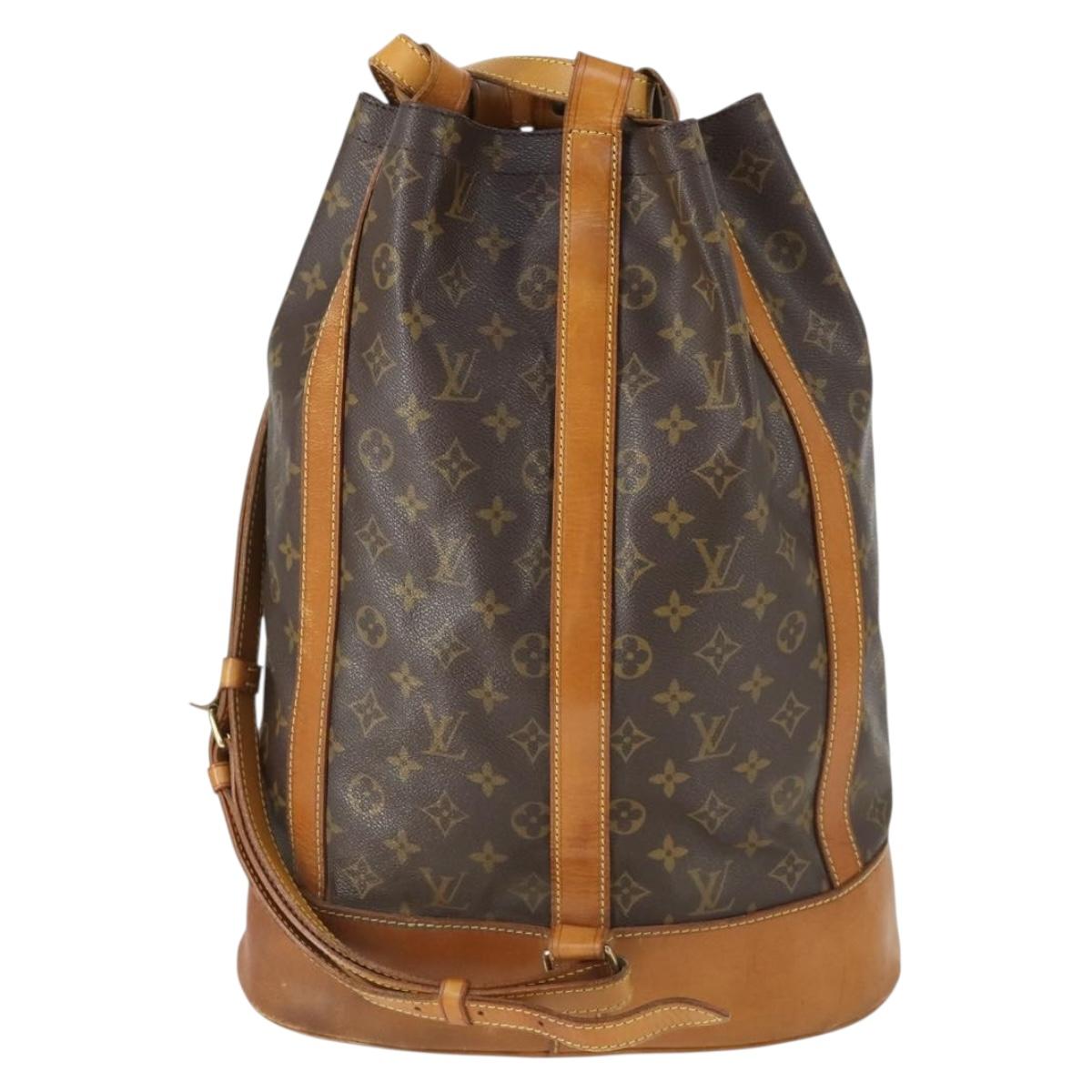 LOUIS VUITTON Monogram Randonnee GM Shoulder Bag M42244 LV Auth ep12787