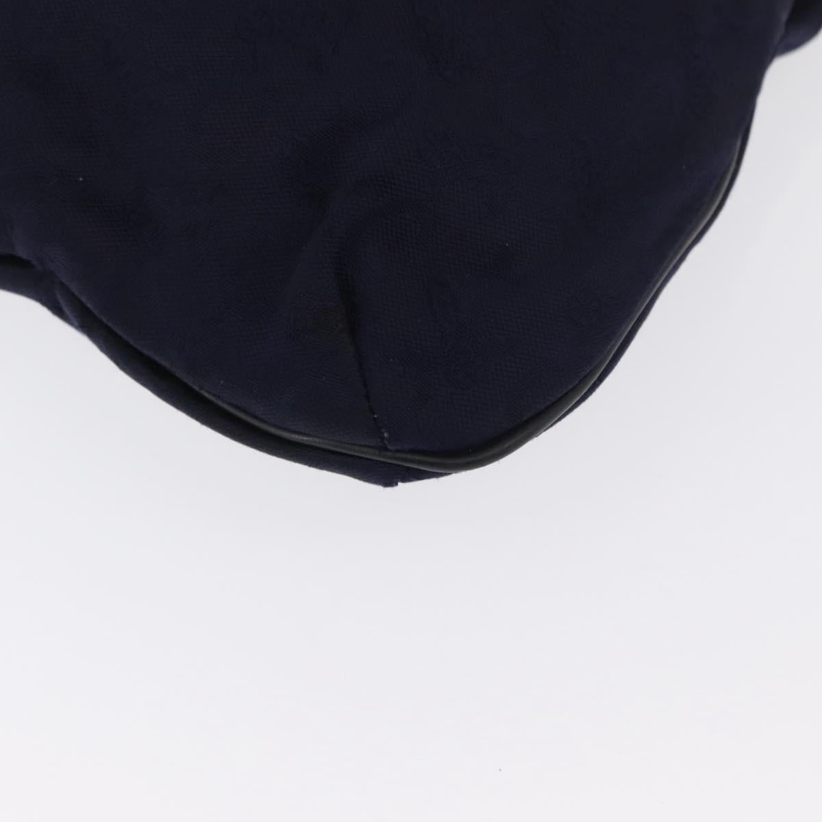 CELINE C Sulky Hand Bag Canvas Navy Auth ep12797