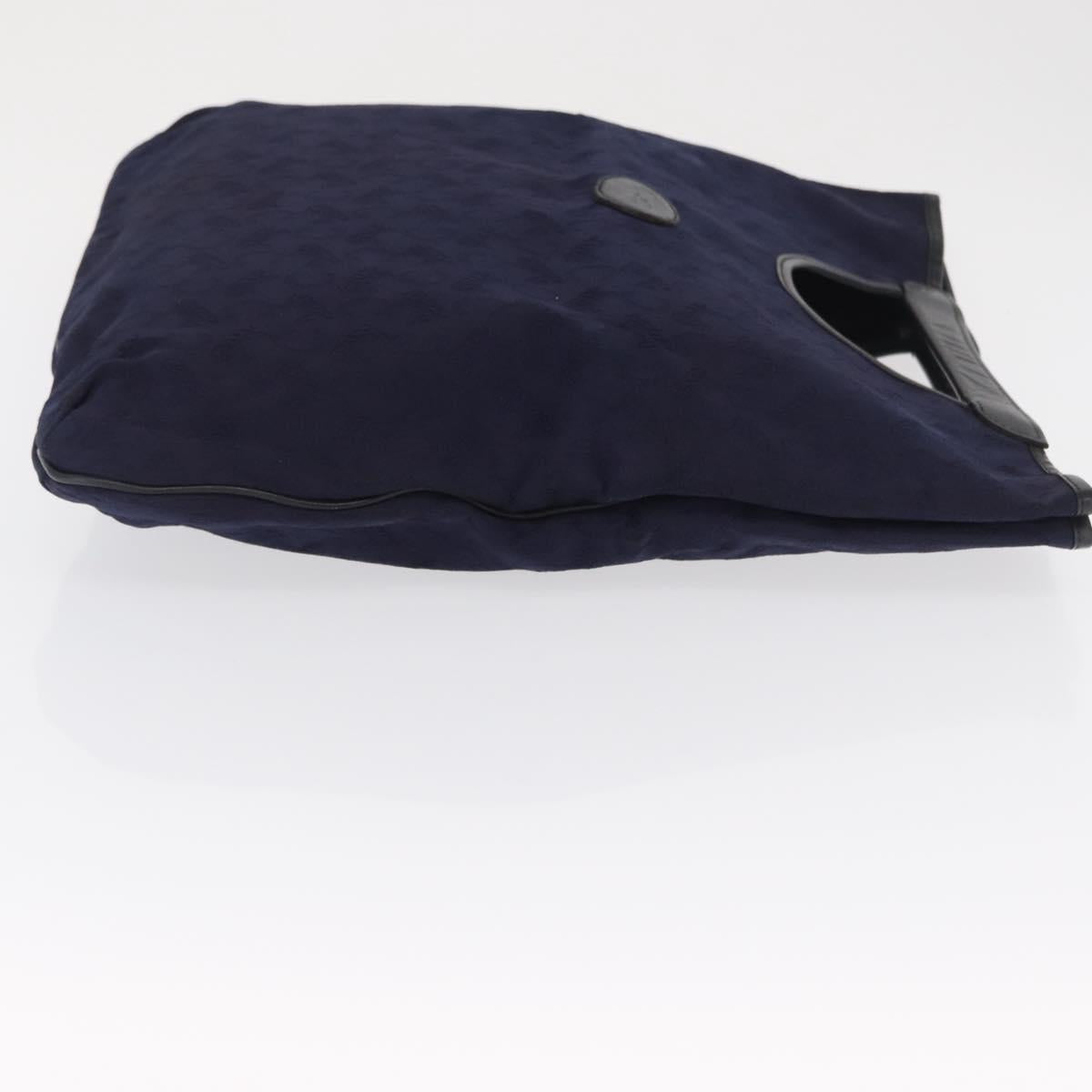 CELINE C Sulky Hand Bag Canvas Navy Auth ep12797