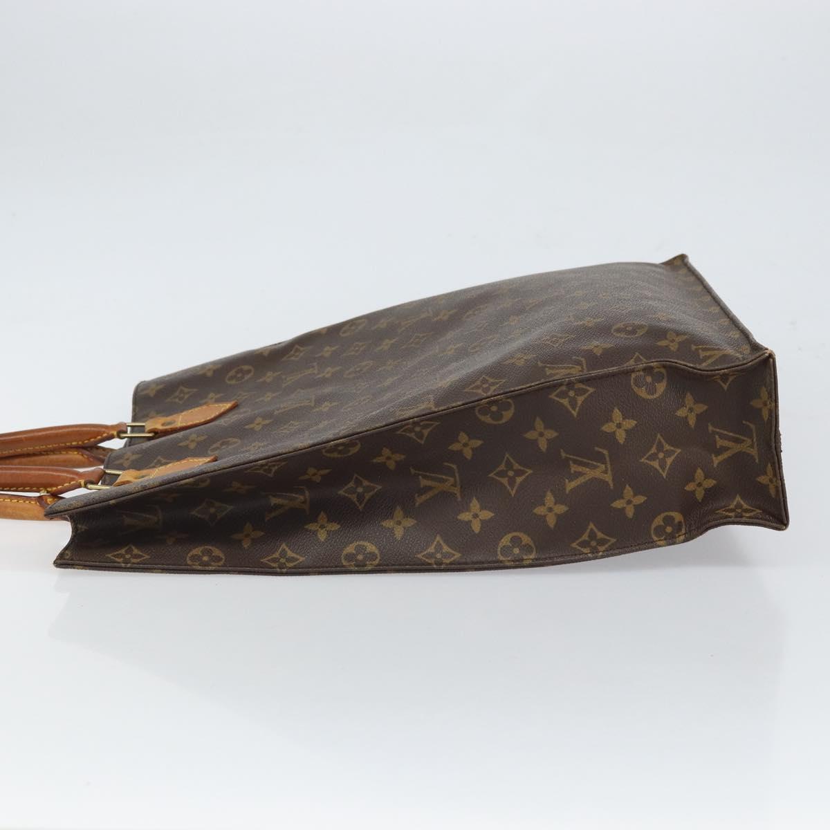 LOUIS VUITTON Monogram Sac Plat Hand Bag M51140 LV Auth ep12811