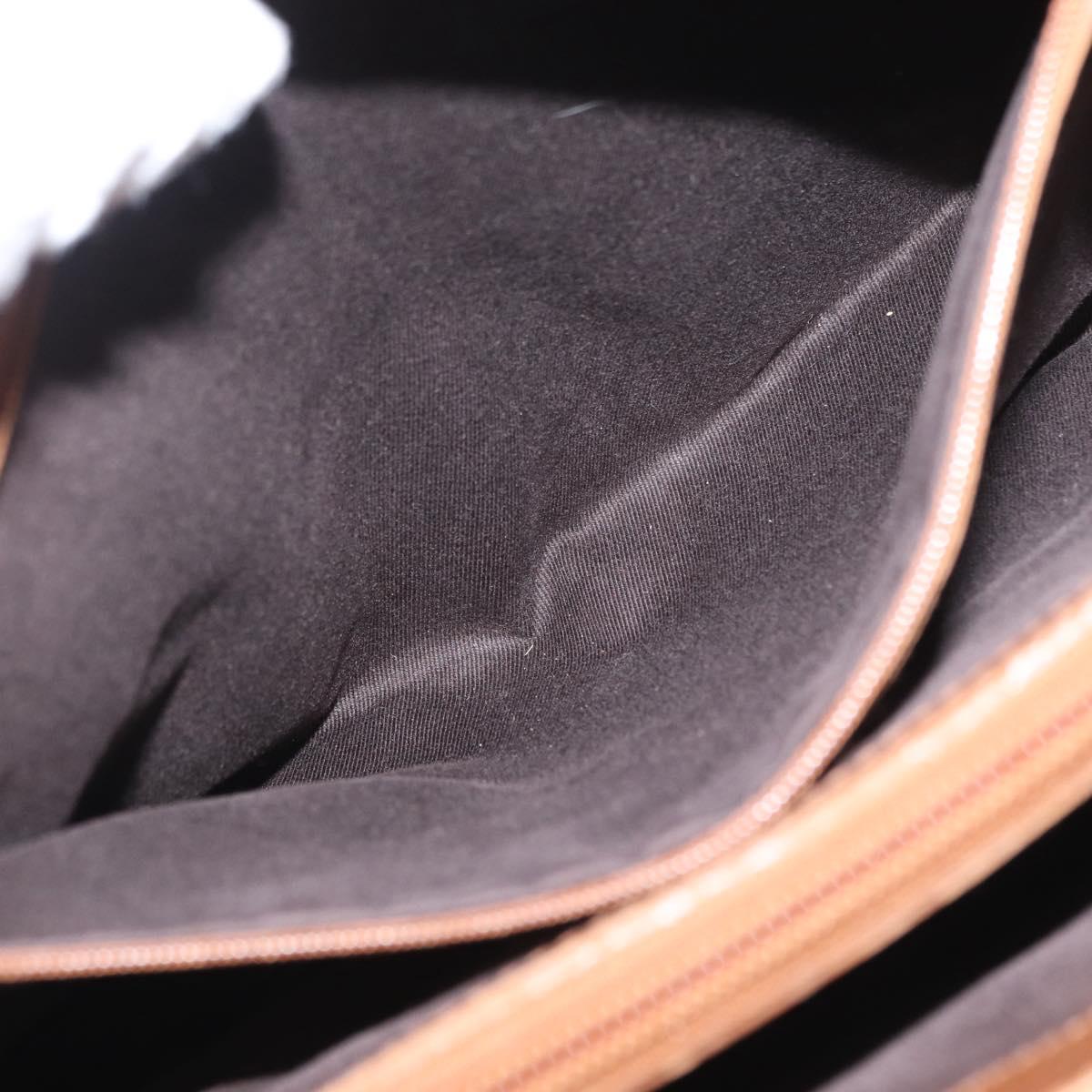 GUCCI GG Canvas Bamboo Tote Bag Beige 112526 Auth ep12821
