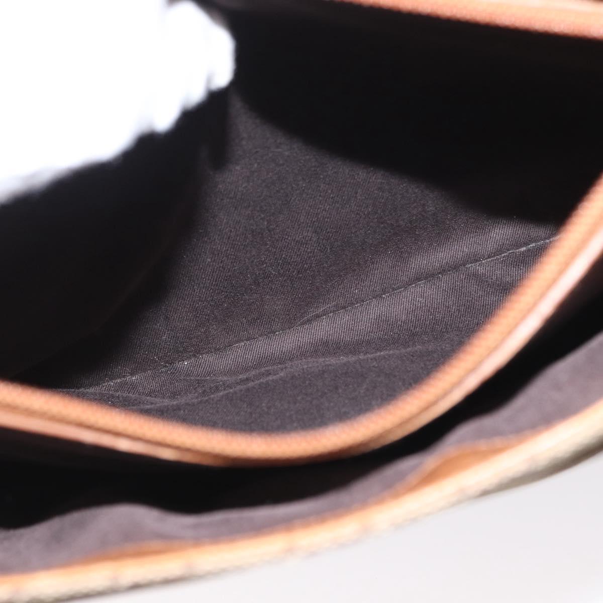 GUCCI GG Canvas Bamboo Tote Bag Beige 112526 Auth ep12821