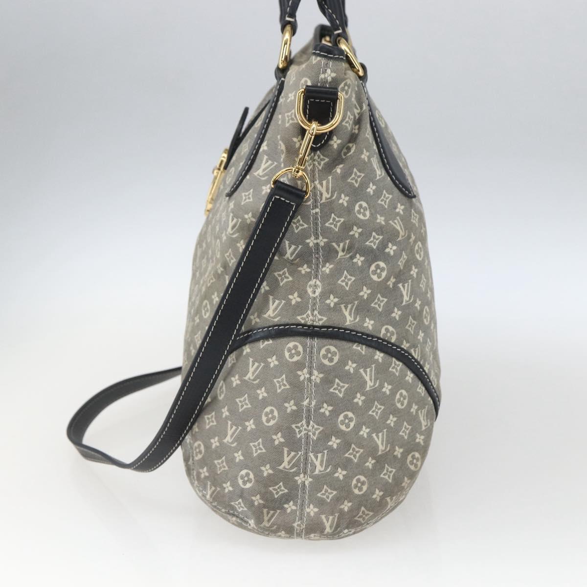 LOUIS VUITTON Monogram Idylle Elegy Shoulder Bag 2way Navy M56697 Auth ep12827