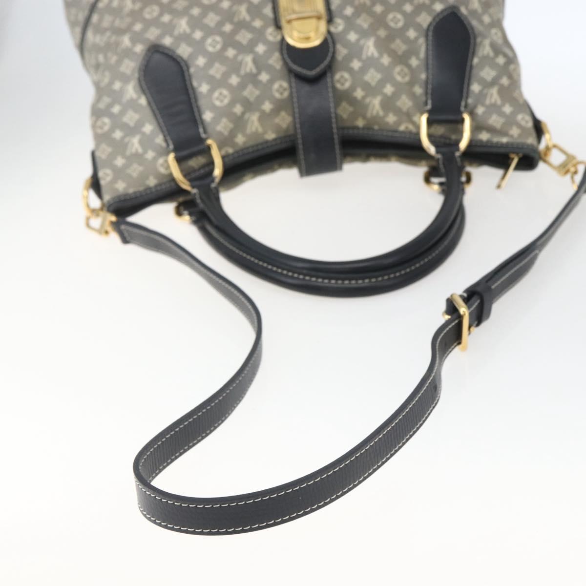 LOUIS VUITTON Monogram Idylle Elegy Shoulder Bag 2way Navy M56697 Auth ep12827