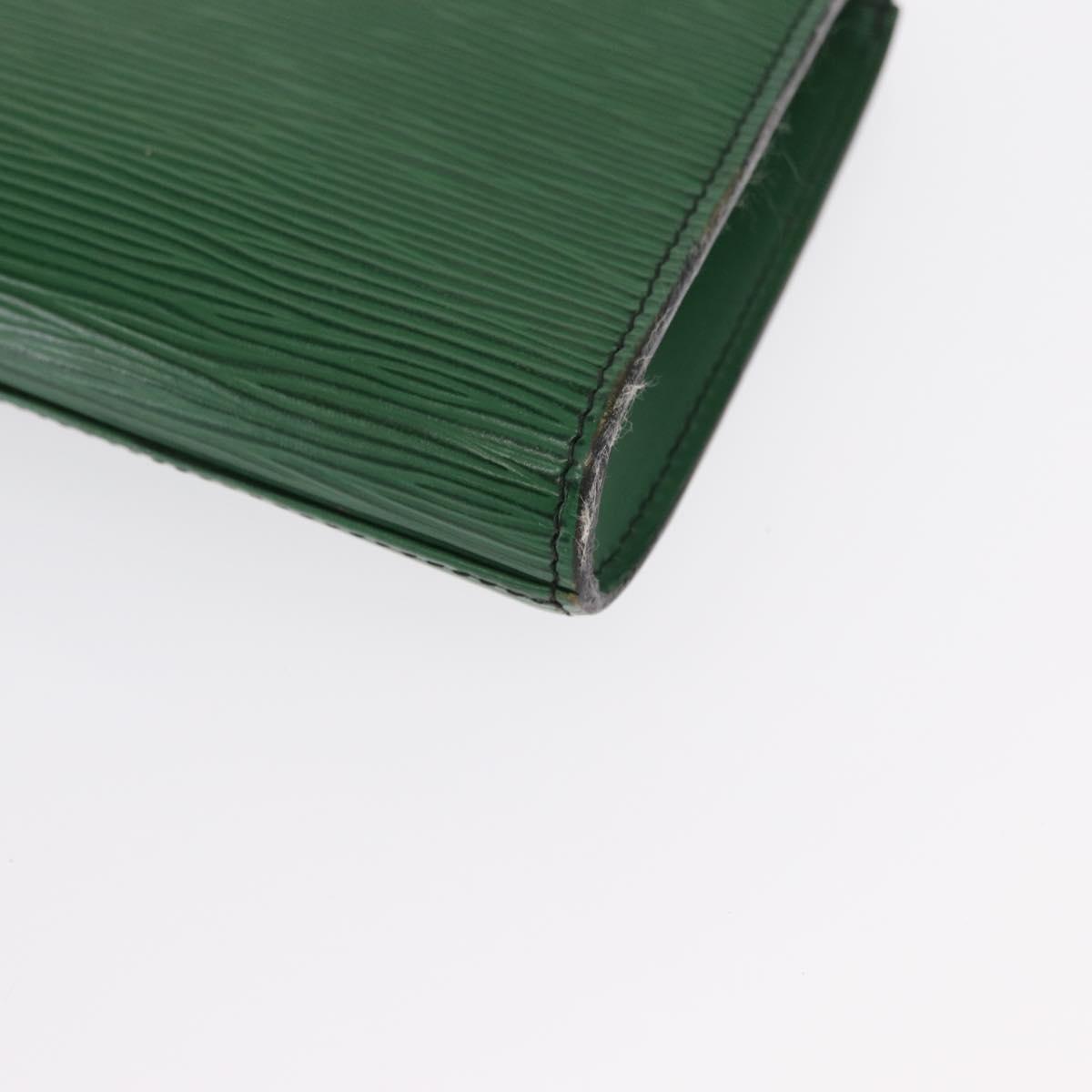 LOUIS VUITTON Epi Art Deco Clutch Bag Green M52634 LV Auth ep12828