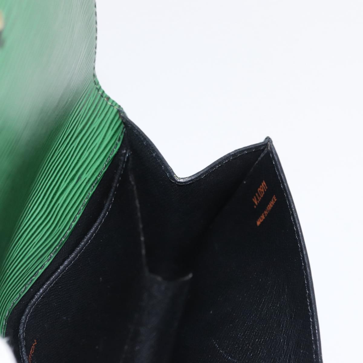 LOUIS VUITTON Epi Art Deco Clutch Bag Green M52634 LV Auth ep12828