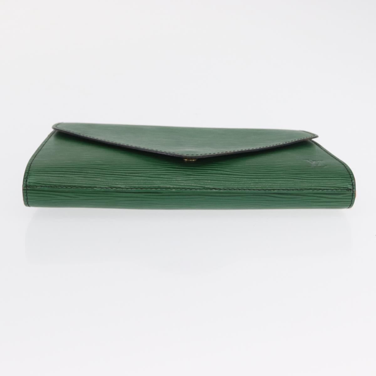 LOUIS VUITTON Epi Art Deco Clutch Bag Green M52634 LV Auth ep12828