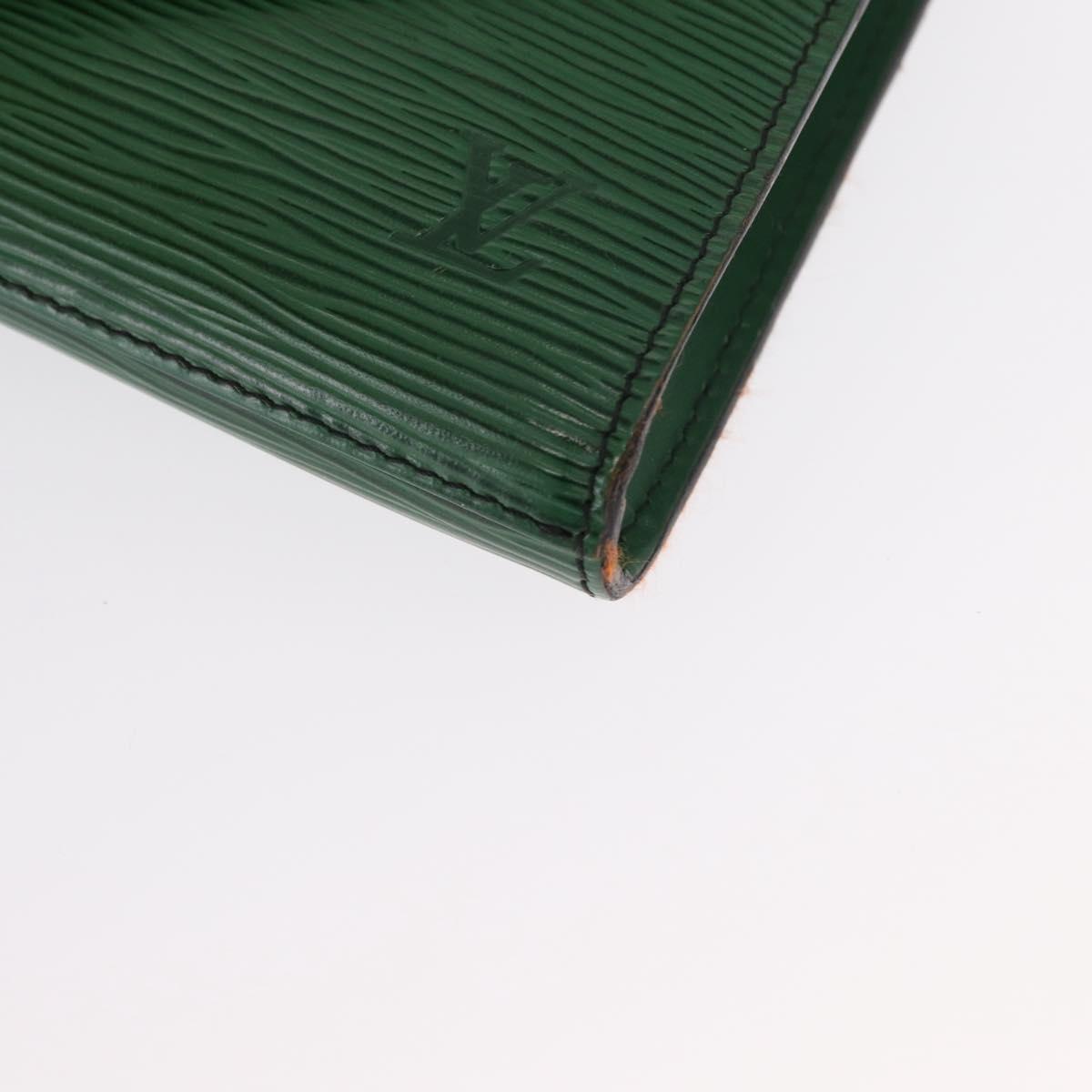 LOUIS VUITTON Epi Art Deco Clutch Bag Green M52634 LV Auth ep12828